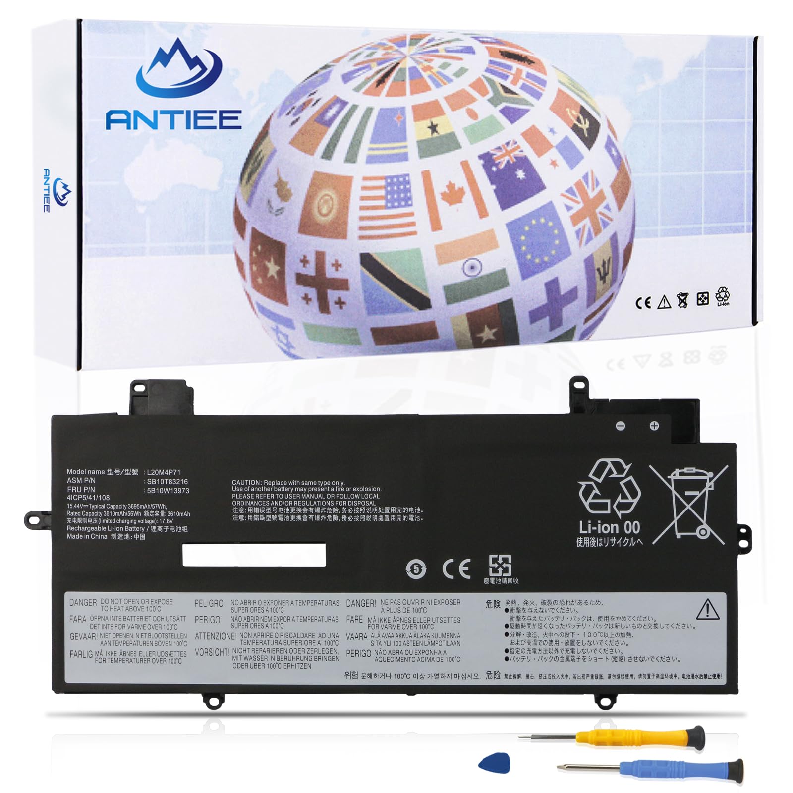 Amazon.com: L20C4P71 L20M4P71 L20D4P71 Laptop Battery for Lenovo